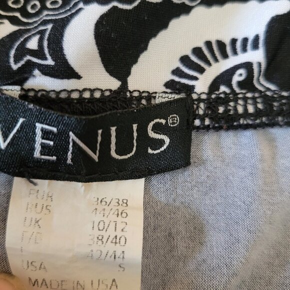 Venus Maxi Skirt B/W Paisley Small Fold over Waist BOHO Chic Y2K Fairy Festival - Picture 11 of 13